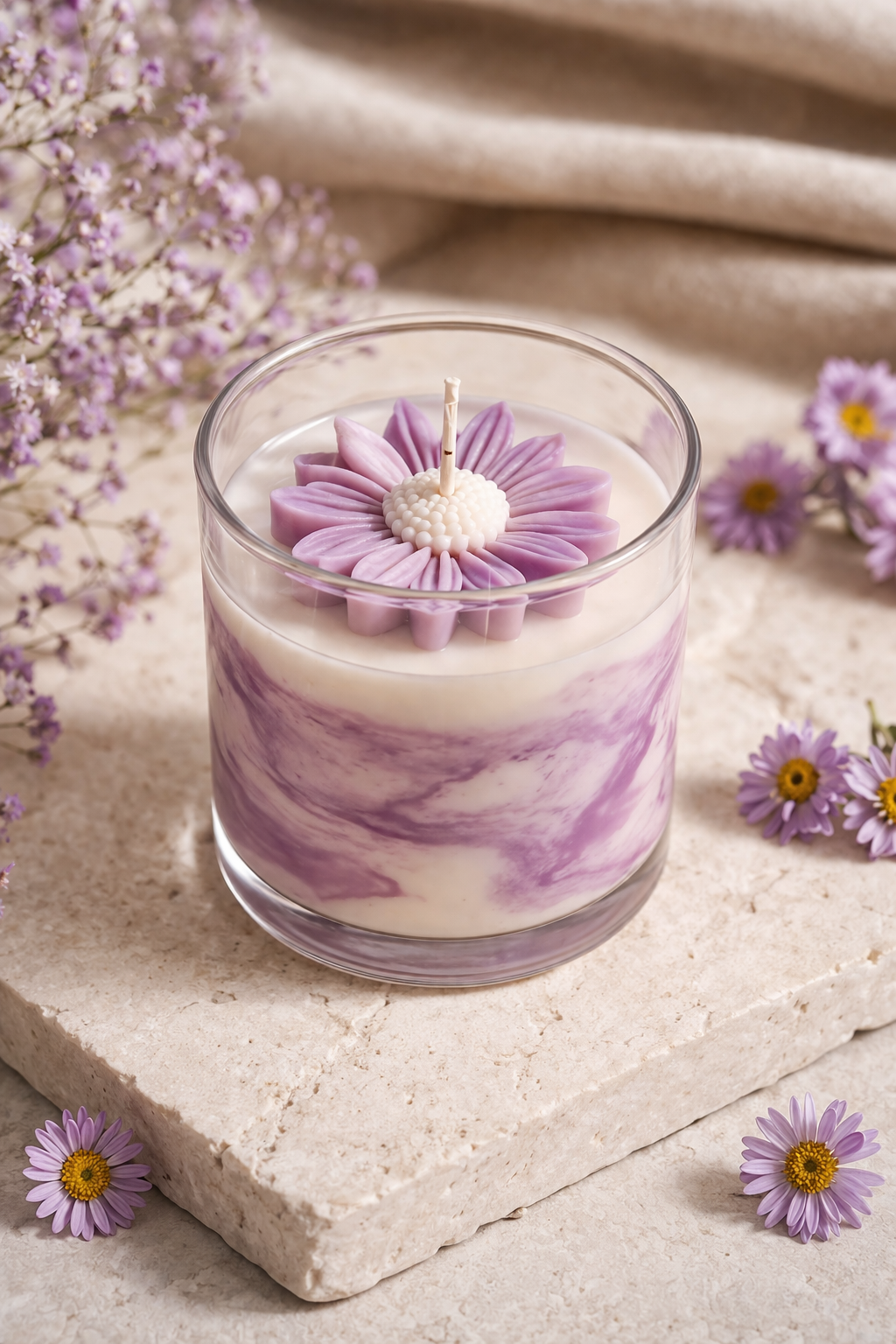 Luxury Flower Scented Candles - Image 2