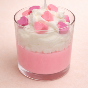heasrt wipped candle