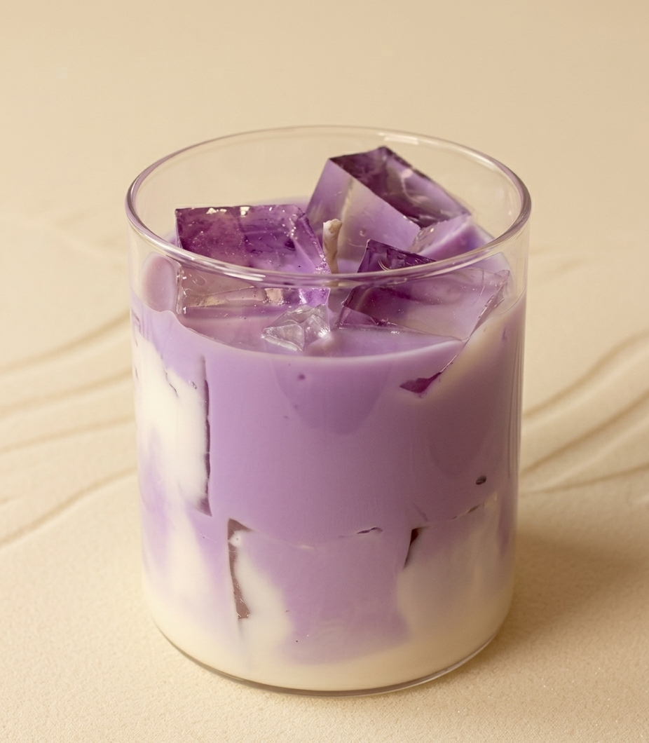 Iced Lavender Latte Scented Candles
